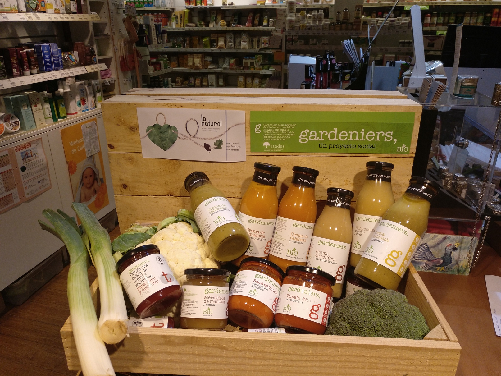 Bodegón conservas Gardeniers